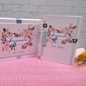 Caixa com agenda personalizada