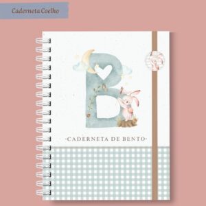 Caderneta de Saúde Personalizada Tema Coelho